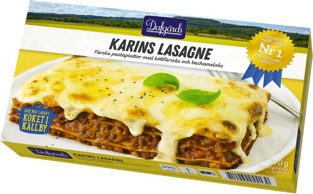 Dafgårds Karins Lasagne Fryst