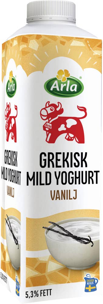 Arla Ko® Grekisk Yoghurt Mild 5,3% Vanilj