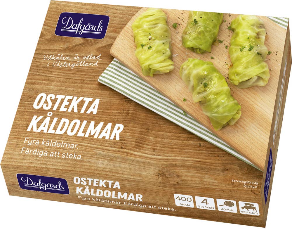 Familjen Dafgård Kåldolmar Ostekta Frysta