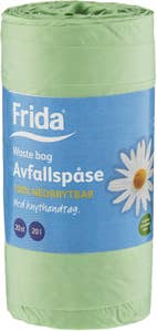 Frida Avfallspåsar Nedbrytbar 20L