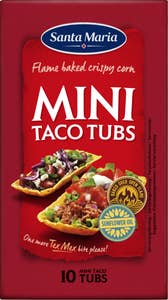 Santa Maria Mini Taco Tubs 10-p