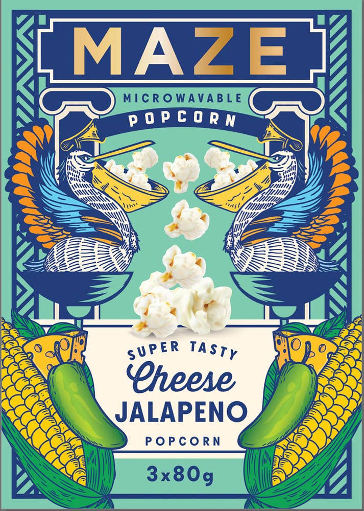 MAZE Micropopcorn Jalapeno 3x80g