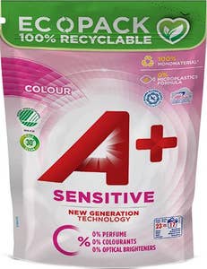 A+ Flytande Tvättmedel Sensitive Color Refill