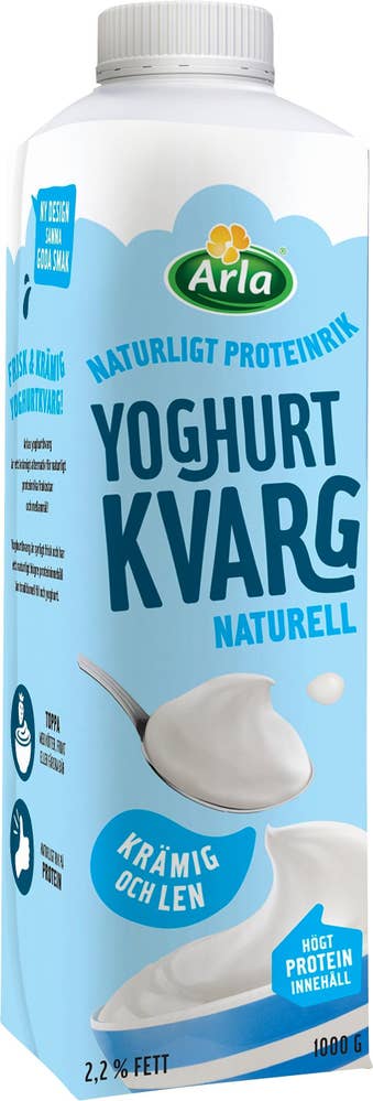 Arla® Yoghurtkvarg Naturell 2,2%