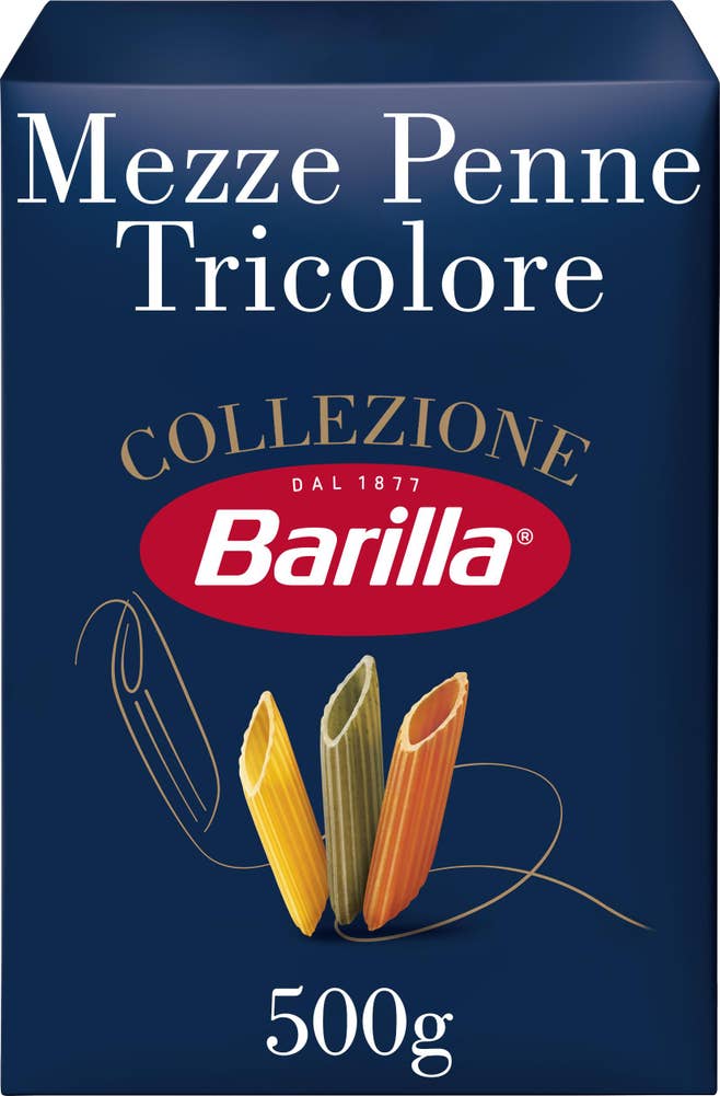 Barilla Mezze Penne Tricolore 500g