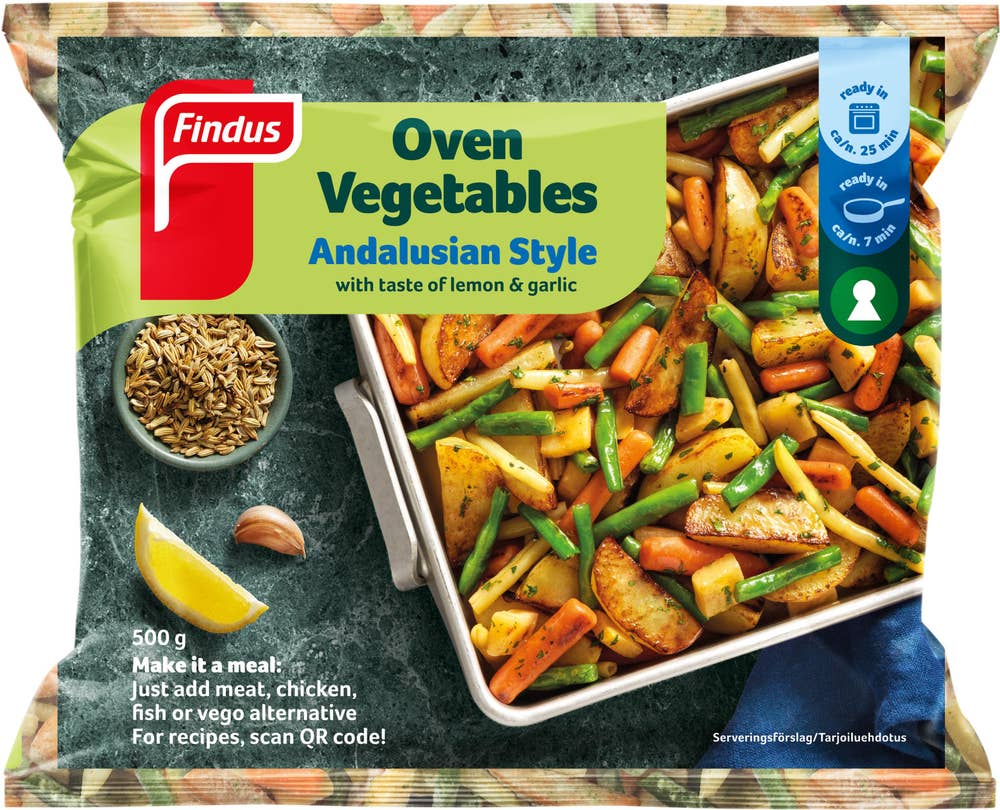Findus Ugnsgrönsaker Andalusian Style Fryst