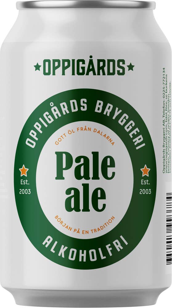 AB Oppigårds Bryggeri Pale Ale 0,3% Oppigårds Bryggeri