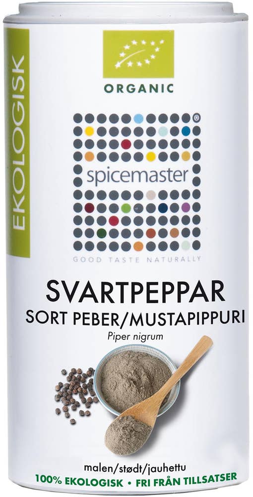Spicemaster Svartpeppar Finmalen EKO 30g Spicemaster