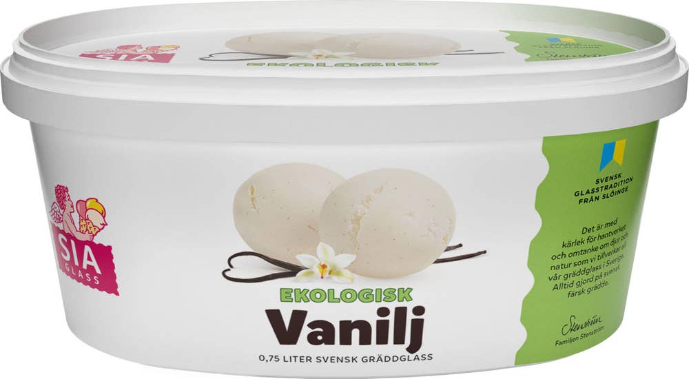 SIA Glass Gräddglass Vanilj EKO