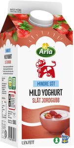 Arla Ko® Mild Yoghurt Jordgubb Lättsockrad 1,5%