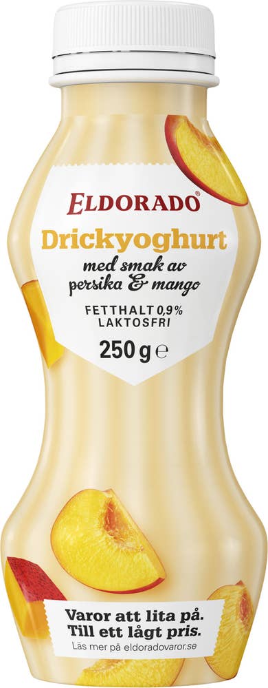 Eldorado Drickyoghurt Persika & Mango Laktosfri 0,8%
