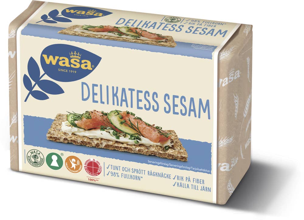 Wasa Knäckebröd Delikatess Sesam bröd