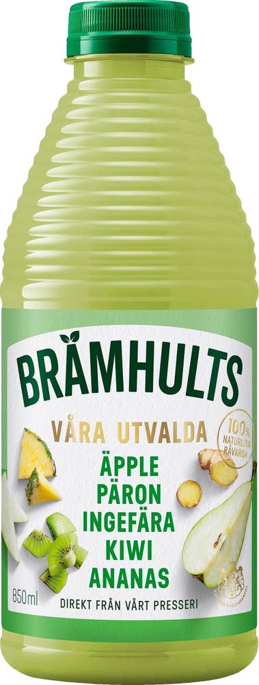 Brämhults Juice Äpple, Päron, Ingefära, Kiwi & Ananas