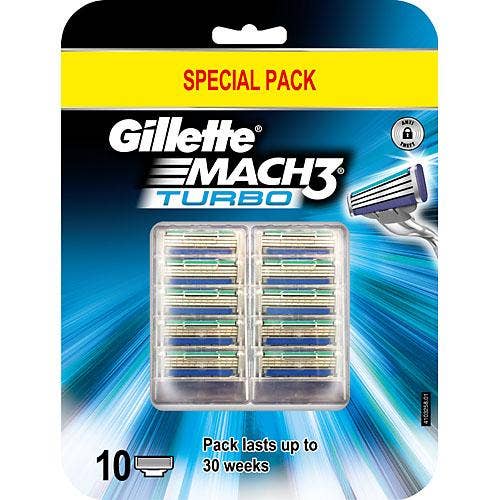 Gillette Rakblad Mach3 Turbo 10-p Gillette
