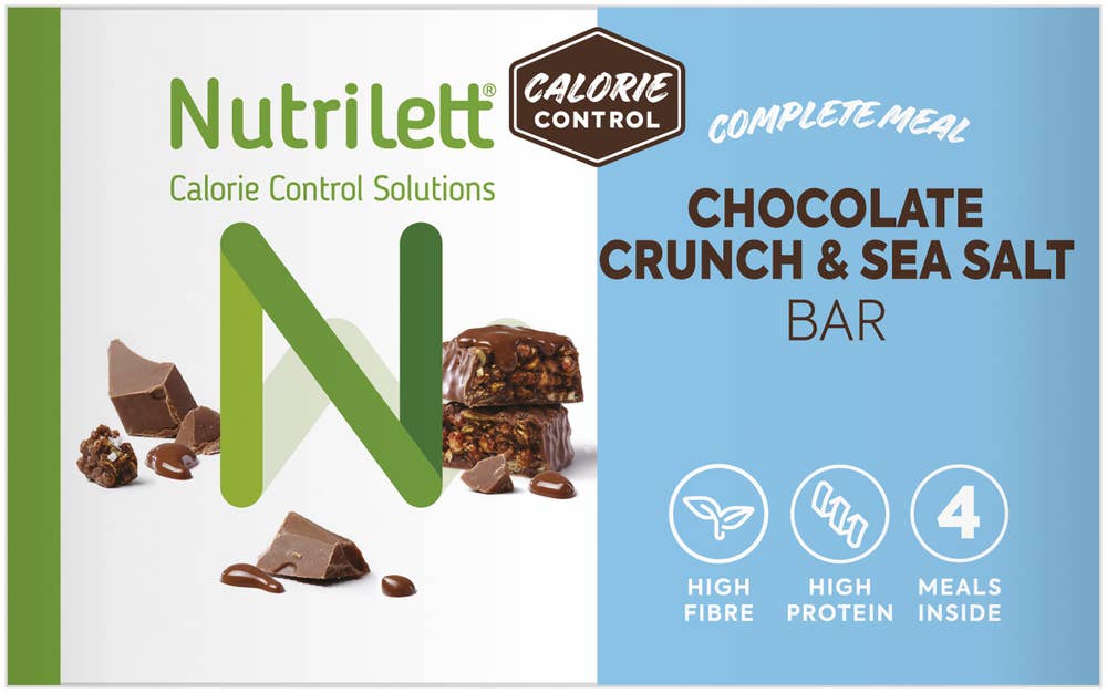 Nutrilett SmartMeal Chokladcrunch & Havssalt 4x60g