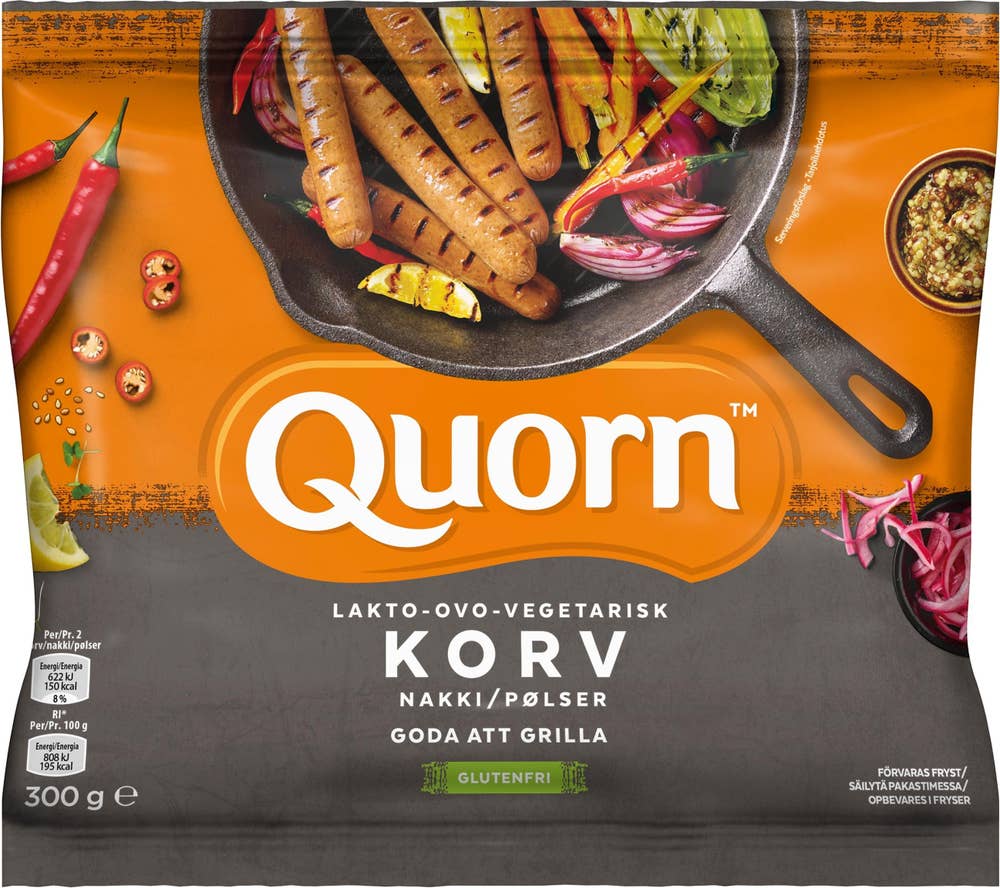 Quorn Fryst Korv Fryst Quorn