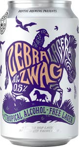 Brutal Brewing Öl Zebra Zwag Lager Alkoholfri 0,5%
