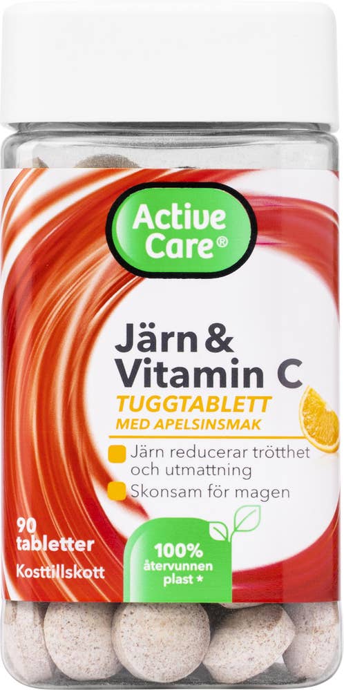 Active care Tuggtablett Järn & Vitamin C