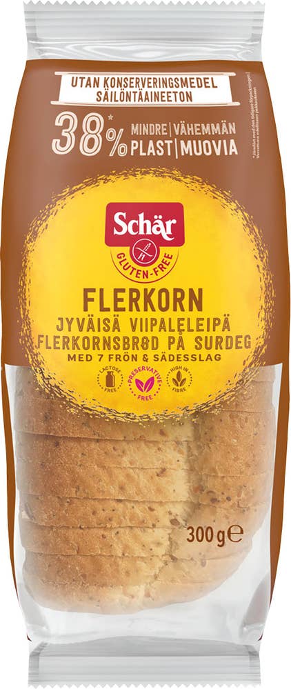 Schär Bröd Flerkorn Glutenfri