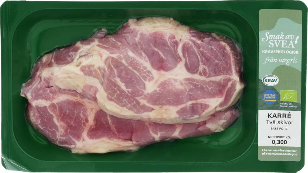 Smak av SVEA Fläskkarré Skivad KRAV