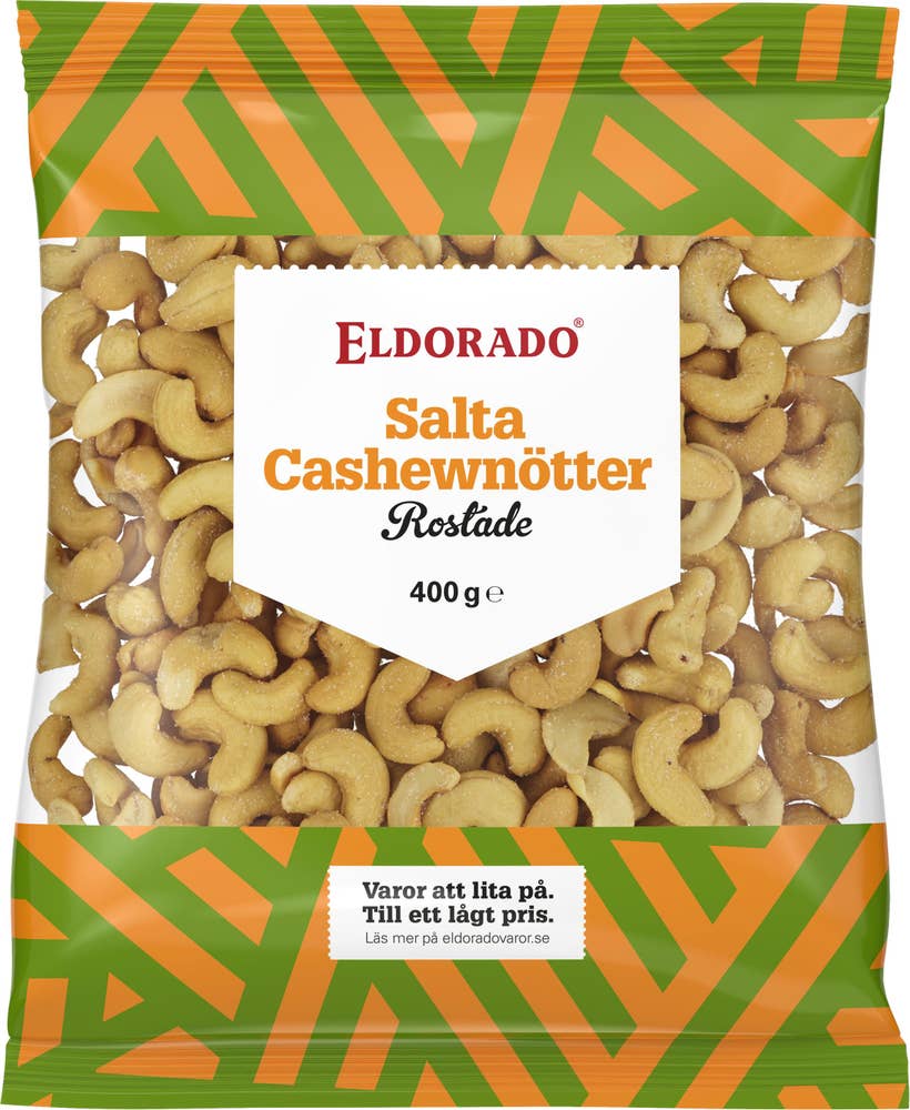 Eldorado Cashewnötter Saltade & Rostade