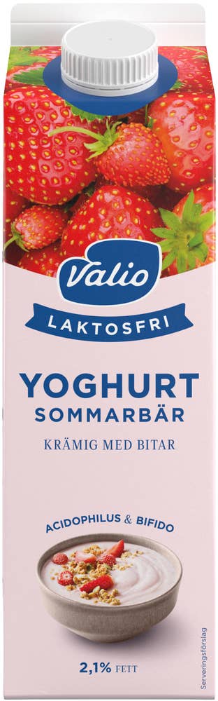 Valio Yoghurt Sommarbär Laktosfri 2,1%