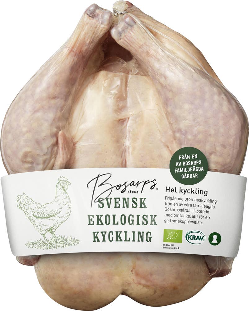 Kronfågel Bosarp Kyckling Hel Fryst EKO/KRAV