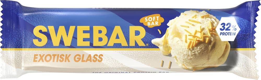 Swebar Proteinbar Exotisk Glass