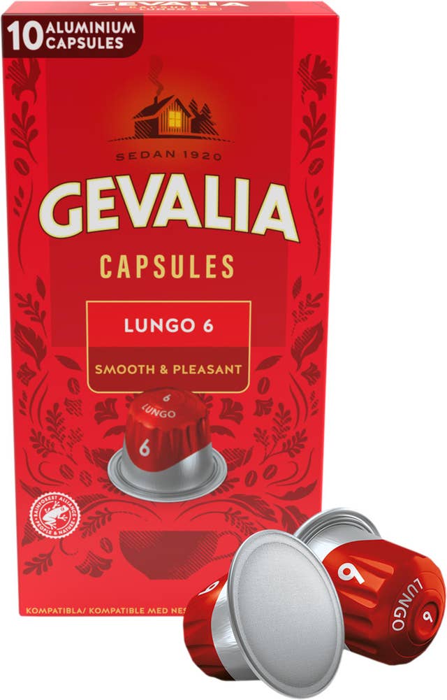 Gevalia Lungo 6 Kaffekapslar