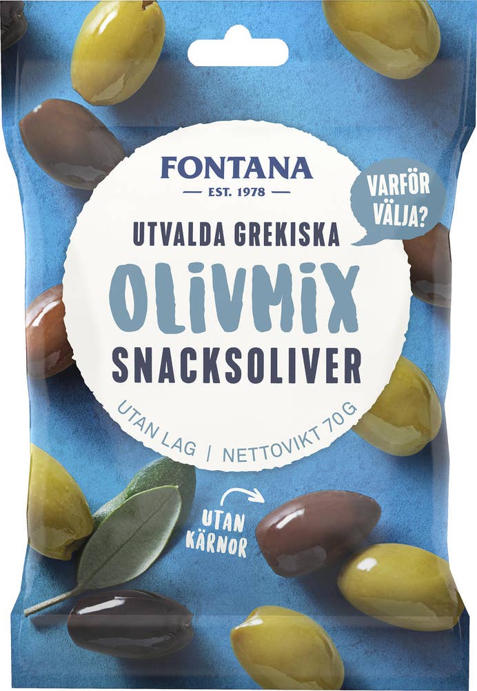 Fontana Snacksoliver Olivmix