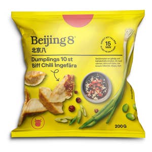 Beijing8 Dumplings Biff, Chili & Ingefära Fryst 10-p