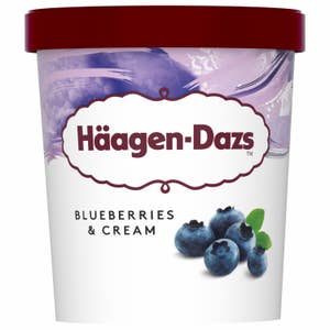Häagen-Dazs Glass Blueberries & Cream