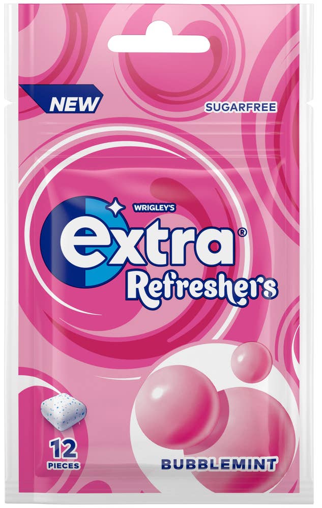 Extra Tuggummi Refreshers Bubblemint Sockerfri