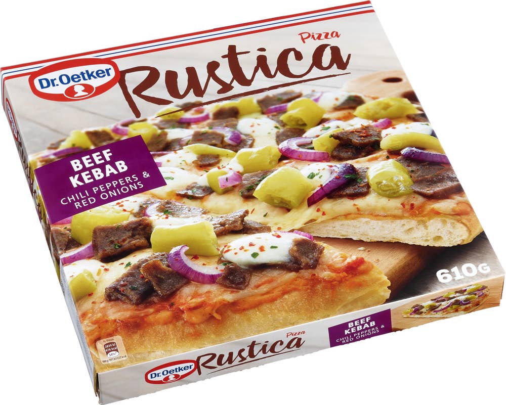 Dr. Oetker Pizza Rustica Kebab Fryst