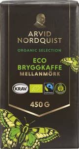 Arvid Nordquist Selection Eco Bryggkaffe Mellanmörk EKO/KRAV/Fairtrade
