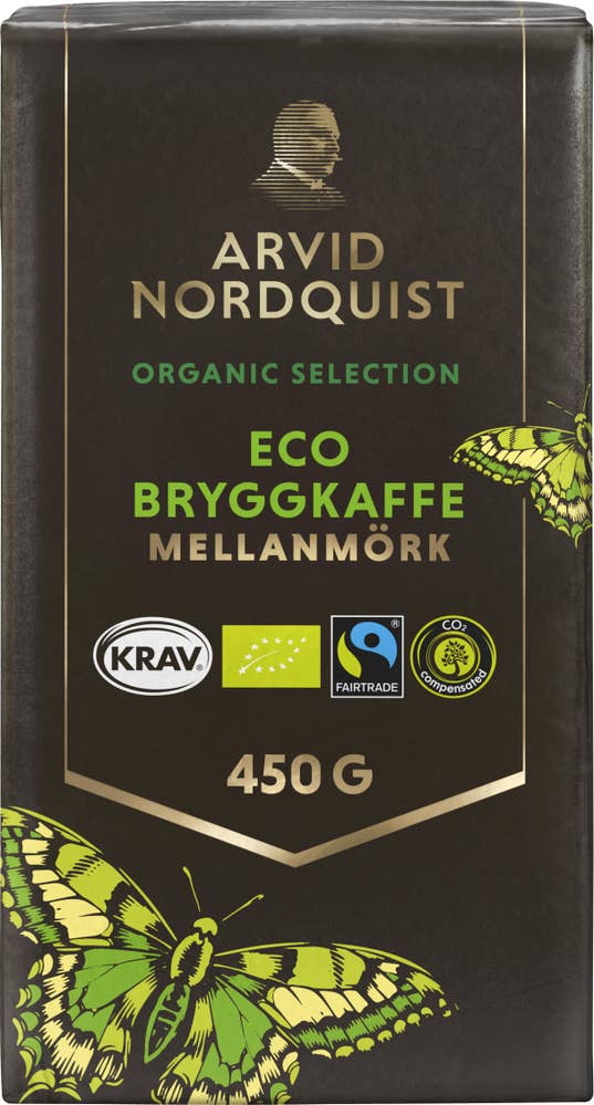 Arvid Nordquist Selection Eco Bryggkaffe Mellanmörk EKO/KRAV/Fairtrade