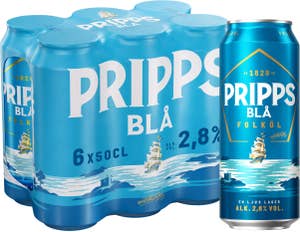 Pripps Blå Öl 2,8% 6x50cl