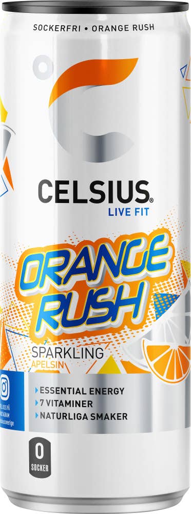 Celsius Energidryck Orange Rush