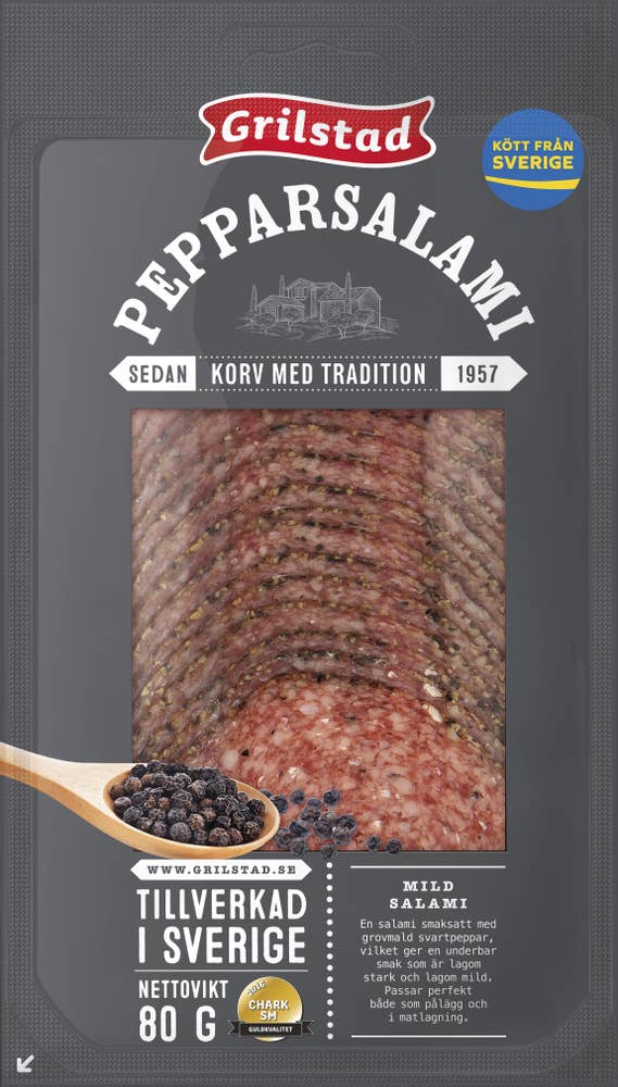 Grilstad Pepparsalami Skivad