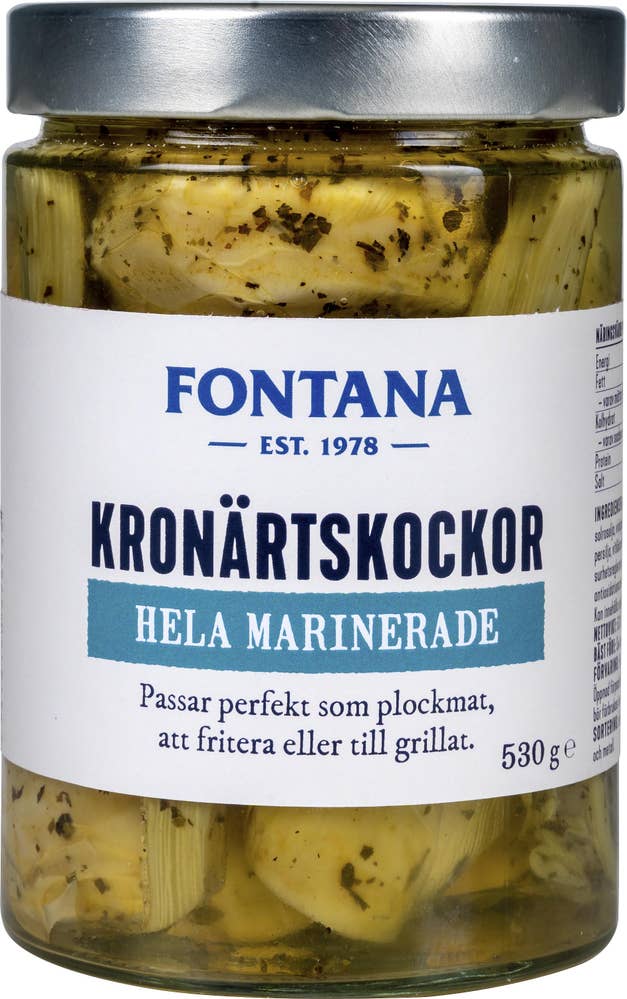 Fontana Kronärtskockor Hela Marinerade