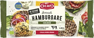 Scan Svensk Hamburgare EKO/KRAV Fryst