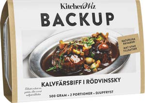 Backup Kalvfärsbiff i Rödvinssky Fryst 2 portioner