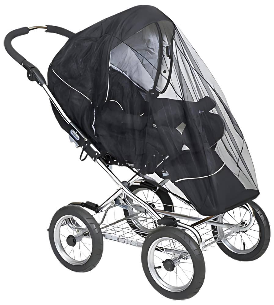 Tullsa Insektsnät för Enkelvagn Svart