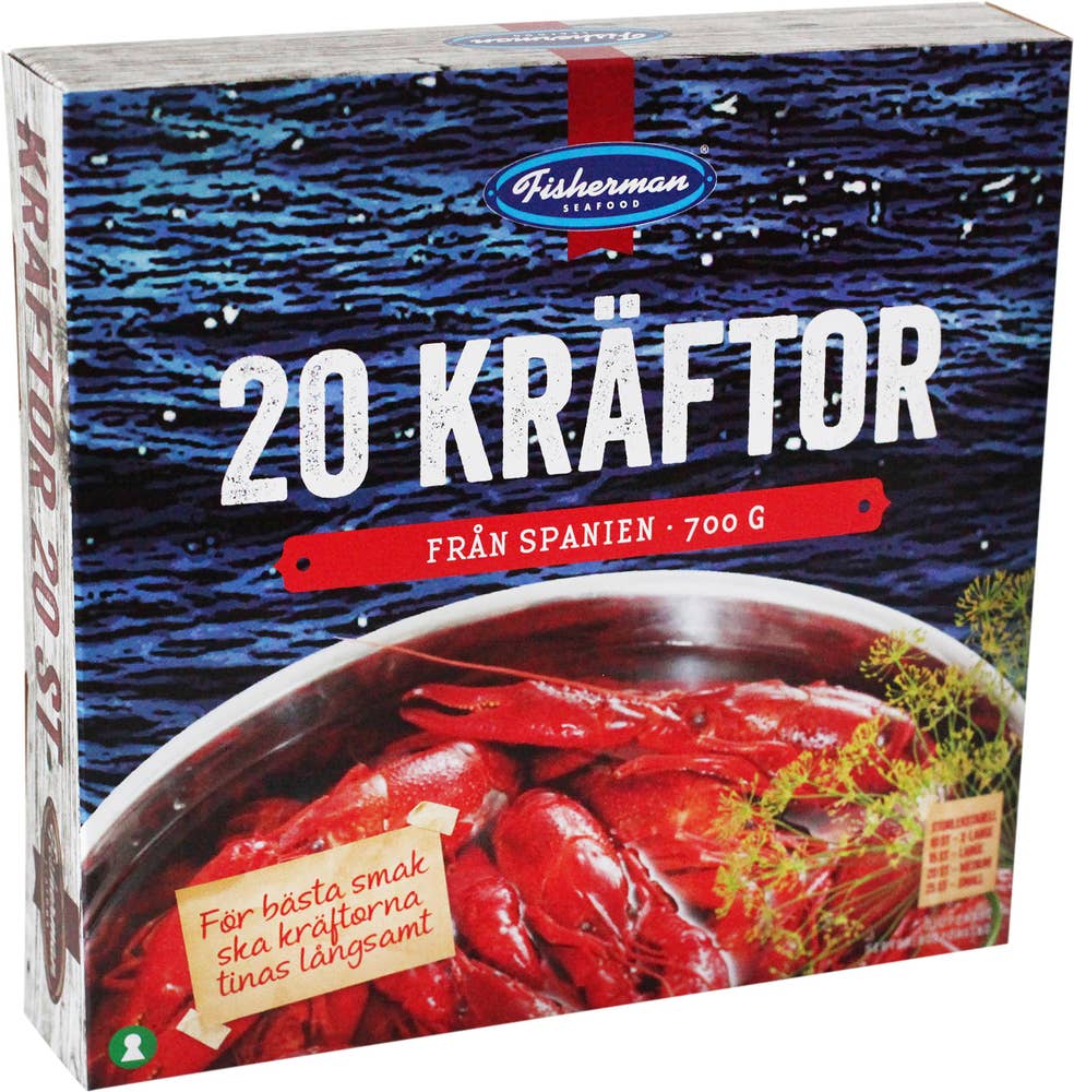 Fisherman Seafood Kräftor Spanska Fryst Fisherman