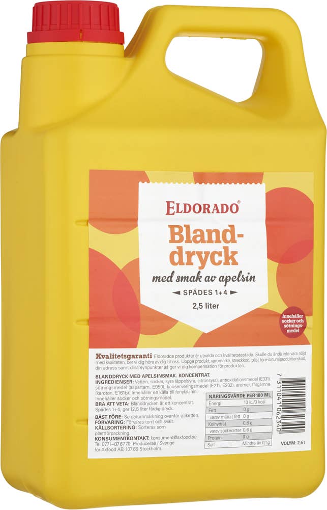 Eldorado Blanddryck Apelsin