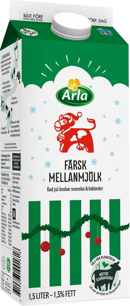 Arla Ko® Färsk Mellanmjölk 1,5%