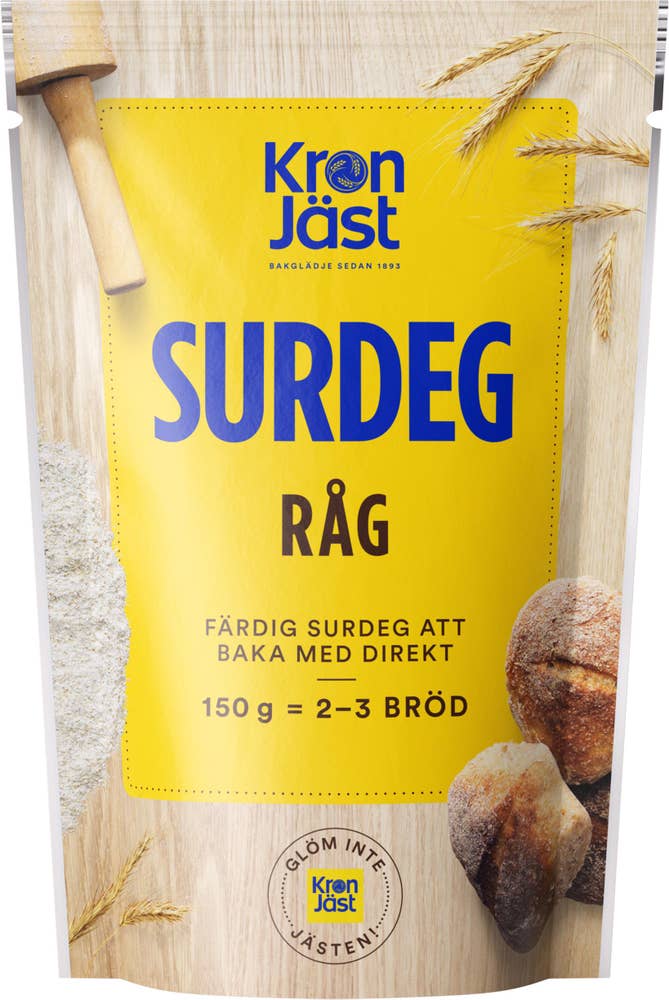 KronJäst Surdeg Råg 150g Kronjäst