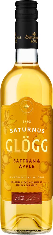 Saturnus 1893 Glögg Saffran & Äpple Alkoholfri 0%