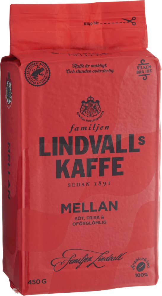 Lindvalls Kaffe Bryggkaffe Mellanrost