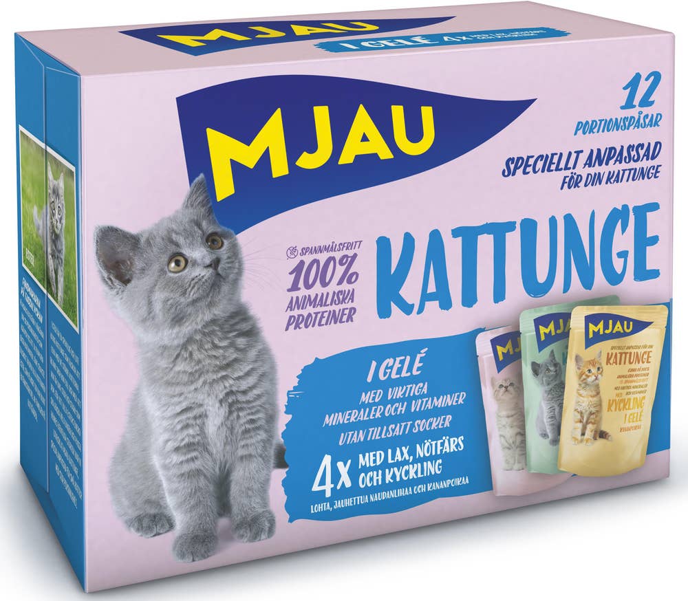 Mjau Kattungemat 12x85g